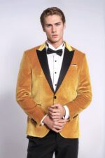Velvet-Slim-Fit-Yellow-Men-Tuxedo-Jacket-Wessi-4