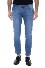 Washed Blue Men Jeans
