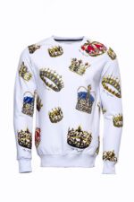 White-Patterned-Slim-Fit-Sweatshirt-Wessi-5