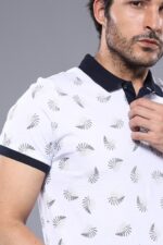 White-Printed-Polo-Mens-T-Shirt-Wessi-1