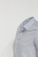 White-Tiny-Check-Patterned-Slim-Fit-Shirt-Wessi-2