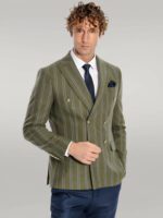 Wide-Lapel-Striped-Double-Breasted-Green-Men-Blazer-Wessi-3