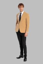 Wide-Lapel-Velvet-Apricot-Men-Blazer-Wessi-2