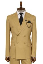 Wide-Peak-Collar-Slim-Fit-Cream-Men-Double-Breasted-Suit-Wessi-2