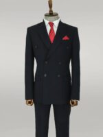 Wide-Peak-Lapel-Patterned-Double-Breasted-Black-Men-Suit-Wessi-2