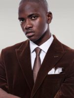 Wide-Peak-Lapel-Velvet-Brown-Men-Blazer-Wessi-1