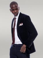 Wide-Peak-Lapel-Velvet-Navy-Blue-Men-Blazer-Wessi-3