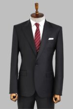 Wool Black Men Suit