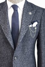 Wool-Patterned-Slim-Fit-Navy-Blue-Men-Blazer-Wessi-1