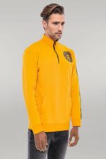 Yellow-Mandarin-Collar-Patterned-Sweatshirt-Wessi-4