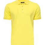 Yellow Oxford Polo Collar T-shirt - Wessi
