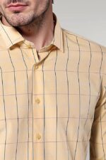 Yellow-Plaid-Mens-Shirt-Wessi-1