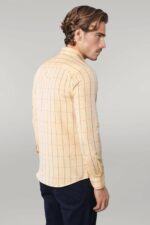 Yellow-Plaid-Mens-Shirt-Wessi-3