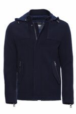Zippered-Sleeve-Hooded-Blue-Men-Coat-Wessi-3